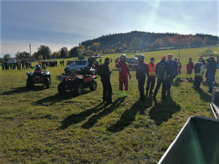 FOTOGALERIE: Pátrací akce na Šumavě