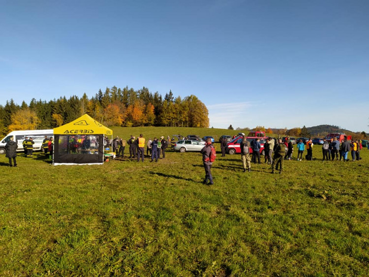 FOTOGALERIE: Pátrací akce na Šumavě