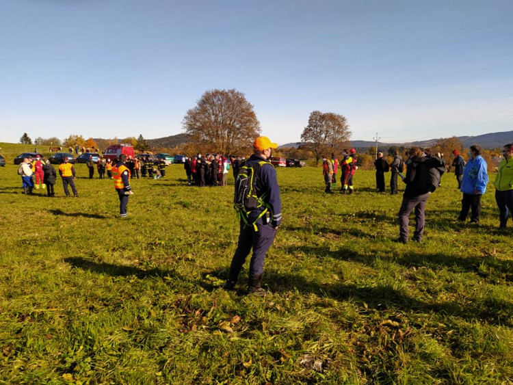 FOTOGALERIE: Pátrací akce na Šumavě