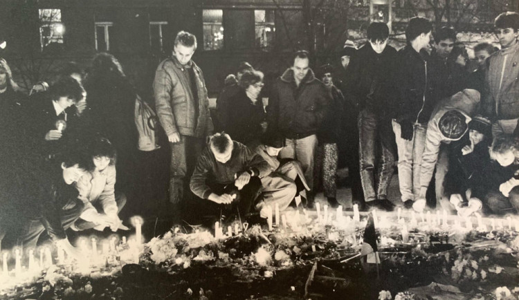 FOTOGALERIE: Listopad 1989 očima Richarda Beneše
