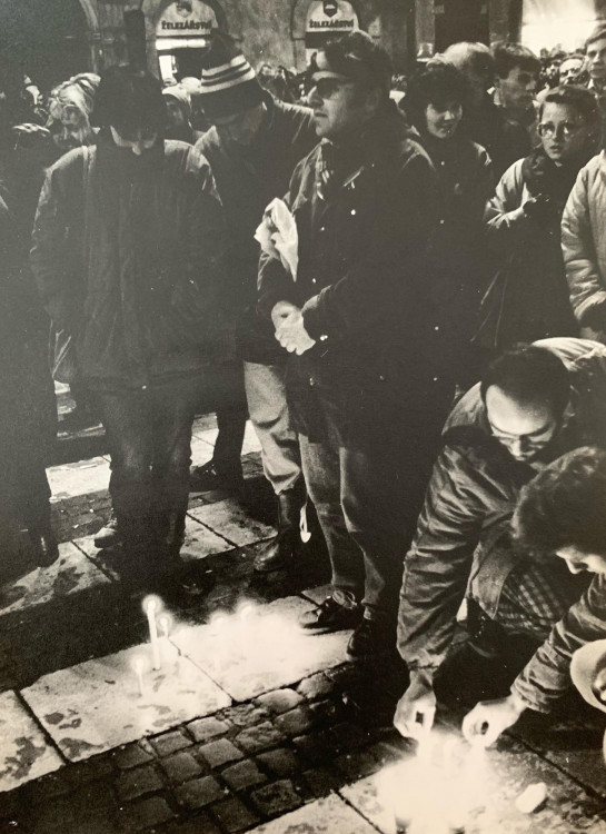 FOTOGALERIE: Listopad 1989 očima Richarda Beneše