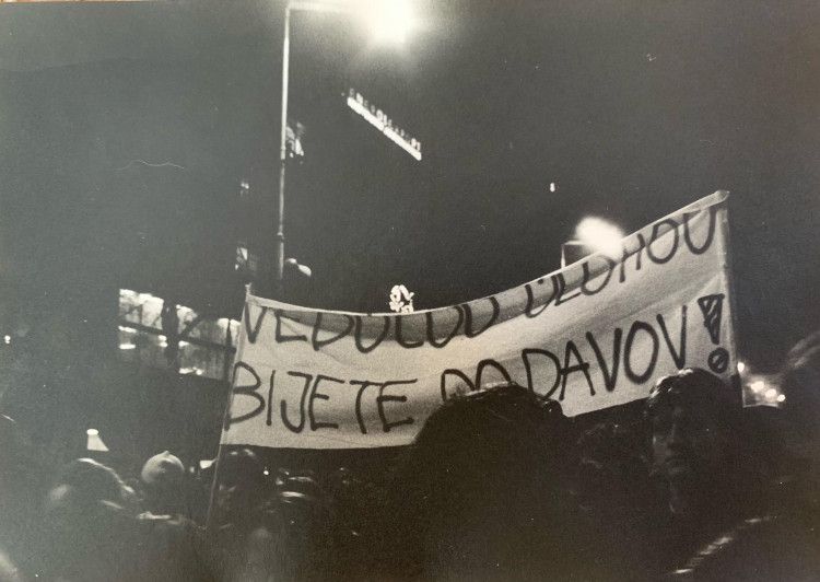 FOTOGALERIE: Listopad 1989 očima Richarda Beneše