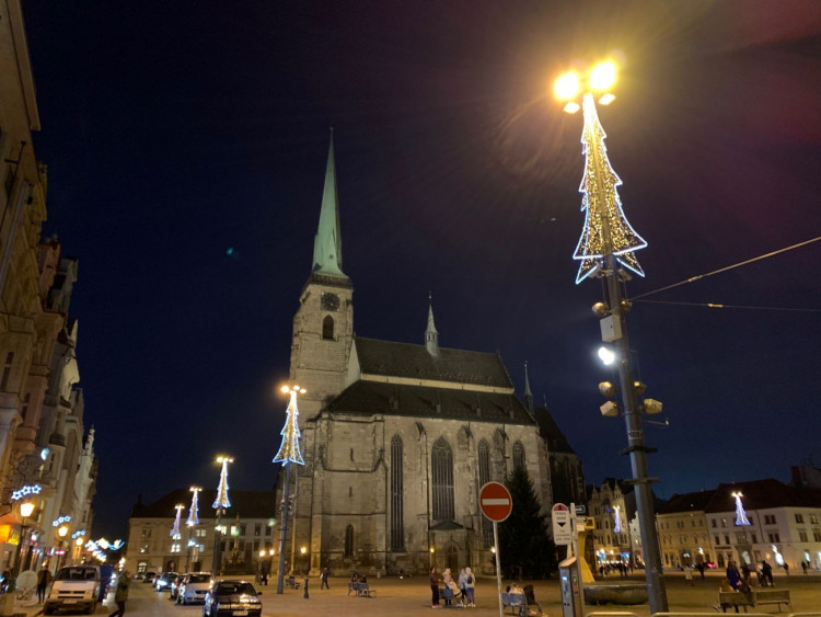 FOTOGALERIE: Vánoční výzdoba v Plzni