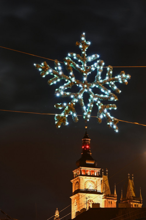 GALERIE: Vánočně osvícený Hradec Králové