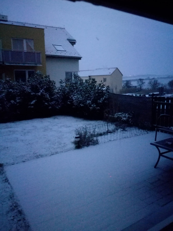 FOTOGALERIE: První sněhová nadílka letošní zimy v Praze očima čtenářů