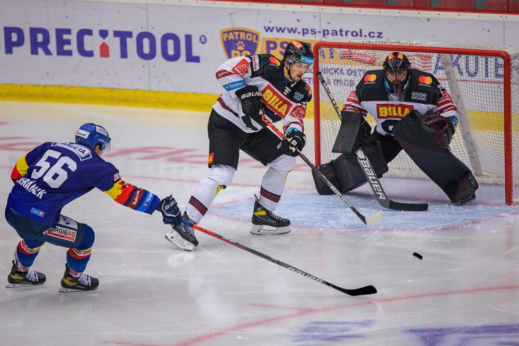 FOTOGALERIE: Porážka číslo devět. Motor doma ještě nevyhrál, Sparta na jihu Čech zvítězila 5:1