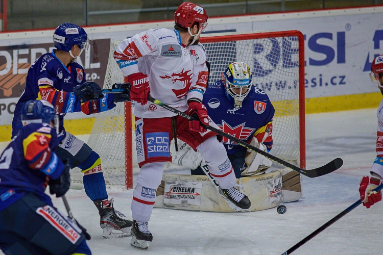 FOTOGALERIE: Madeta Motor ČB - HC Oceláři Třinec