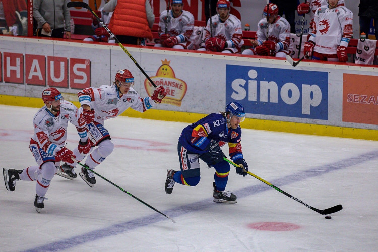 FOTOGALERIE: Madeta Motor ČB - HC Oceláři Třinec