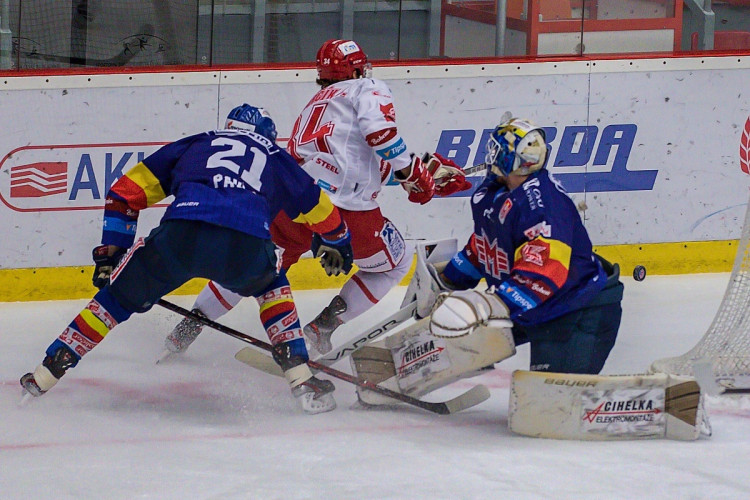 FOTOGALERIE: Madeta Motor ČB - HC Oceláři Třinec