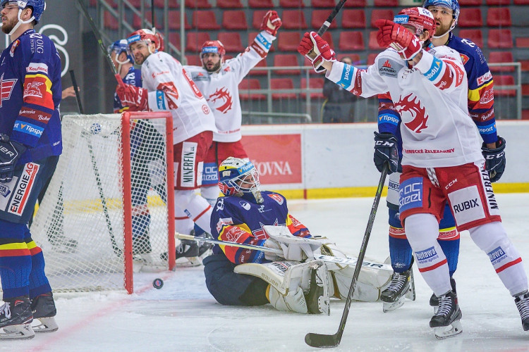 FOTOGALERIE: Madeta Motor ČB - HC Oceláři Třinec