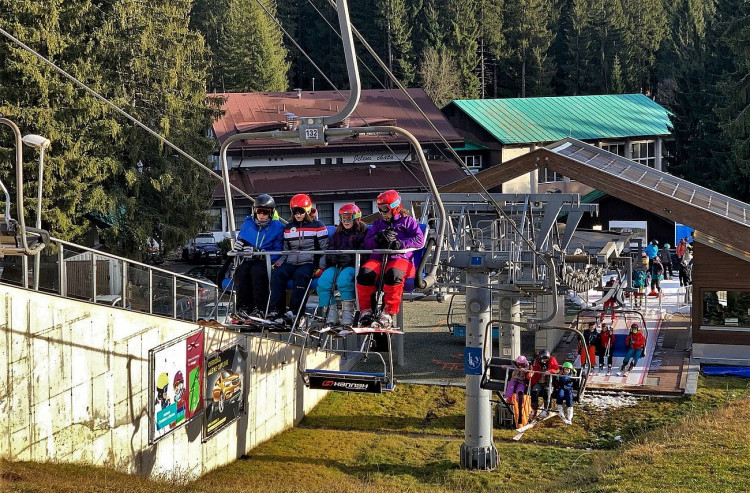 FOTOGALERIE: Zahájení lyžařské sezóny na Špičáku
