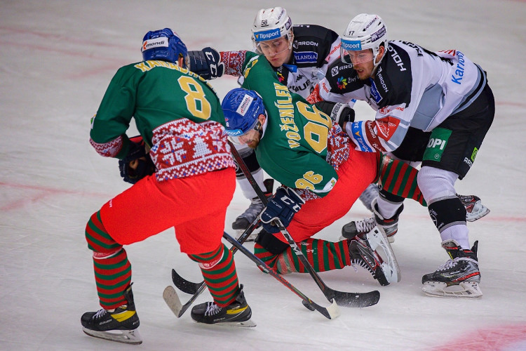 FOTOGALERIE: Madeta Motor ČB - HC Energie Karlovy Vary