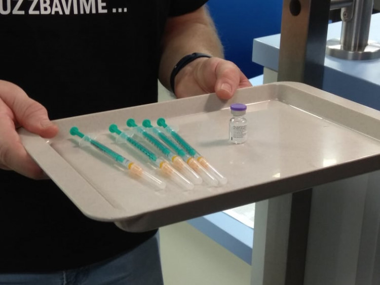 Spuštění očkování na covid-19 v jihlavské nemocnici