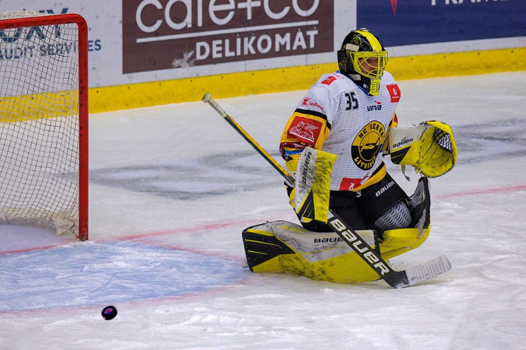 FOTOGALERIE: Druhé vítězství v řadě. Motoru se začíná dařit, v Budvar aréně přehrál Litvínov 4:3