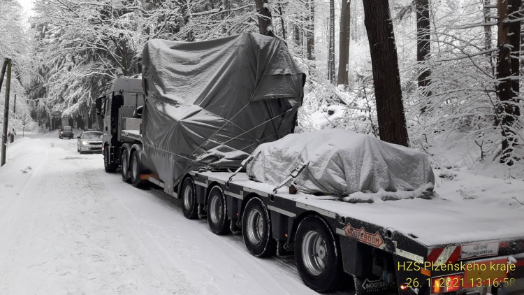 FOTOGALERIE: Nehody na sněhu