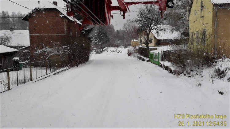 FOTOGALERIE: Nehody na sněhu