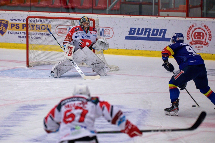 FOTOGALERIE: Madeta Motor ČB - HC Dynamo Pardubice