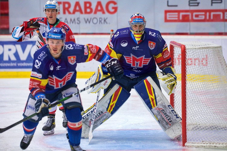 FOTOGALERIE: Jeden jediný gól. Chudé utkání ovládly Pardubice, Motor se doma stále trápí