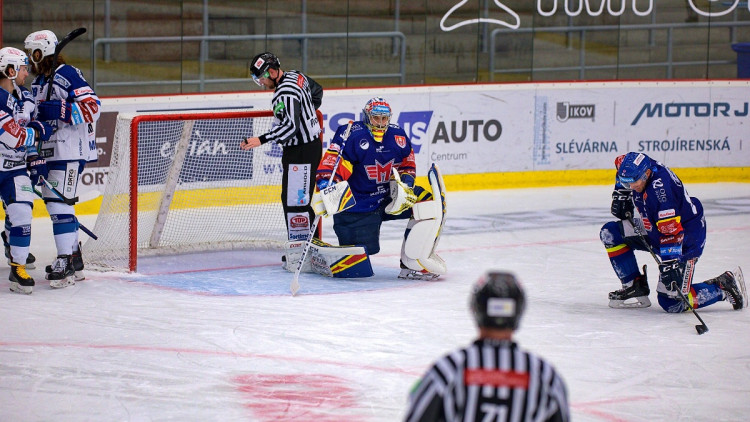 FOTOGALERIE: Dvakrát vedl doma o dvě branky, Motor ale utkání s Kometou nakonec ztratil