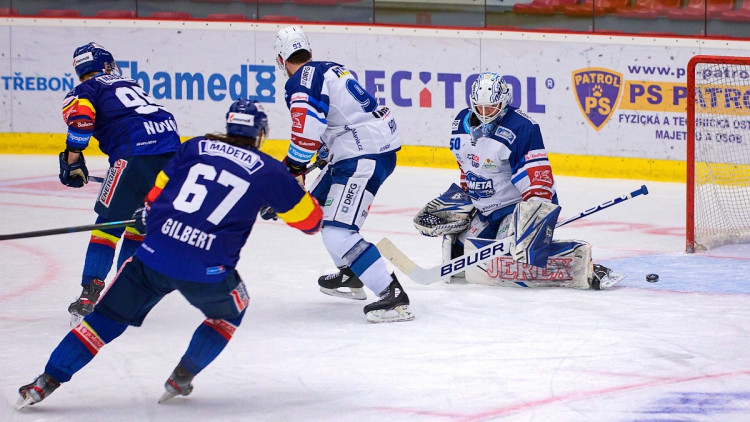 FOTOGALERIE: Dvakrát vedl doma o dvě branky, Motor ale utkání s Kometou nakonec ztratil