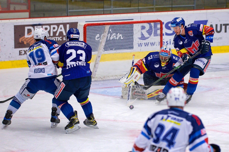 FOTOGALERIE: Dvakrát vedl doma o dvě branky, Motor ale utkání s Kometou nakonec ztratil