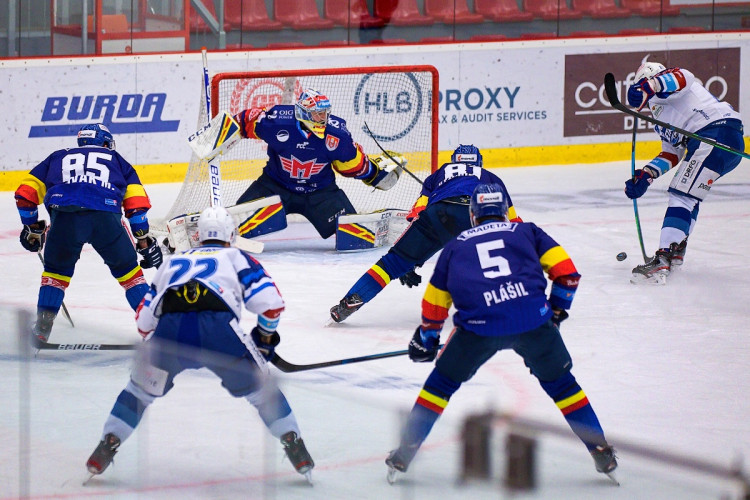 FOTOGALERIE: Dvakrát vedl doma o dvě branky, Motor ale utkání s Kometou nakonec ztratil