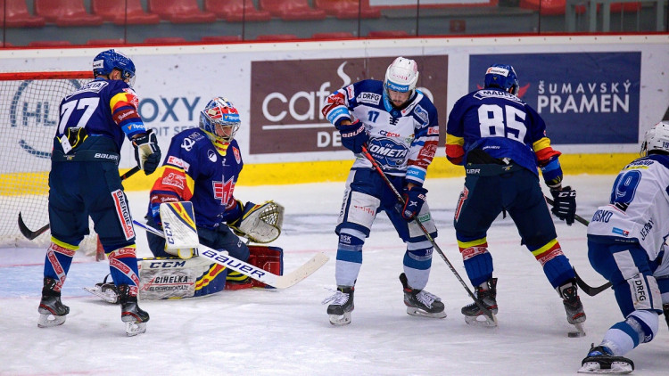 FOTOGALERIE: Dvakrát vedl doma o dvě branky, Motor ale utkání s Kometou nakonec ztratil