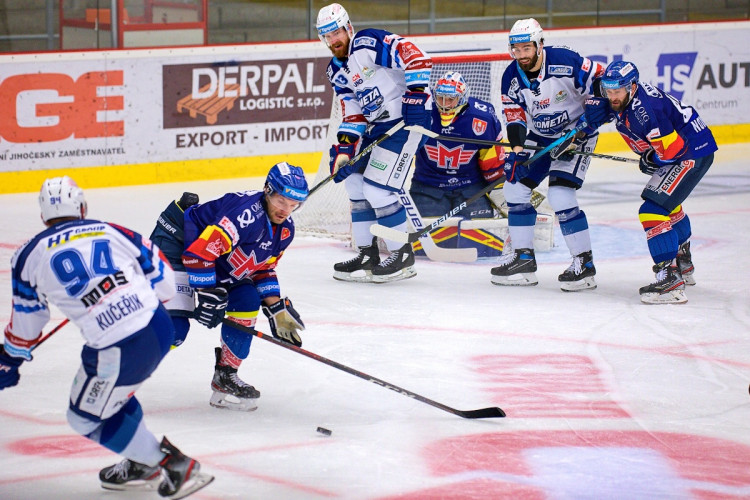FOTOGALERIE: Dvakrát vedl doma o dvě branky, Motor ale utkání s Kometou nakonec ztratil