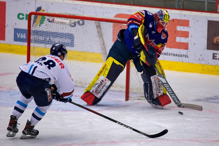 FOTOGALERIE: Výsledková krize pokračuje. Motor doma nestačil ani na Liberec, Bílí Tygři vyhráli 5:2