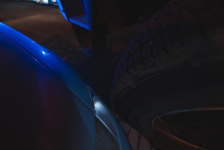 Průjezd hasičských aut ulicemi Třebíče