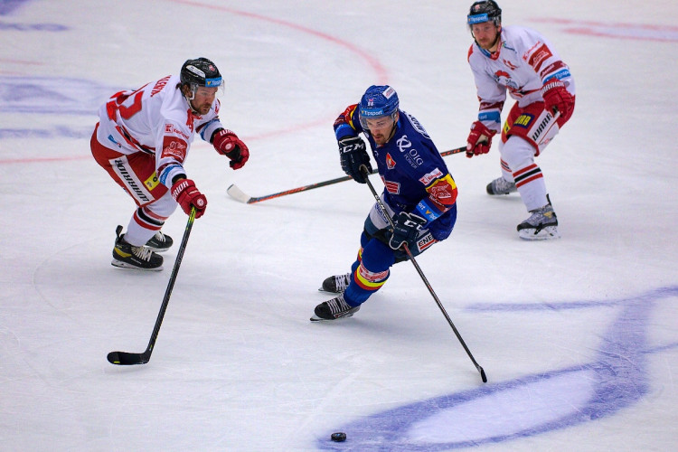 FOTOGALERIE: Čtvrtá porážka s Olomoucí. Motor prodloužil mizernou sérii na domácím ledě, padl 1:2