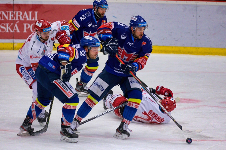 FOTOGALERIE: Madeta Motor ČB - HC Oceláři Třinec