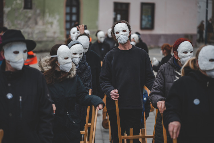 Tradiční hrkání v Českých Budějovicích