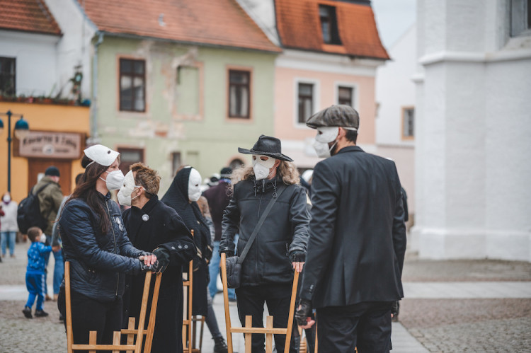 Tradiční hrkání v Českých Budějovicích
