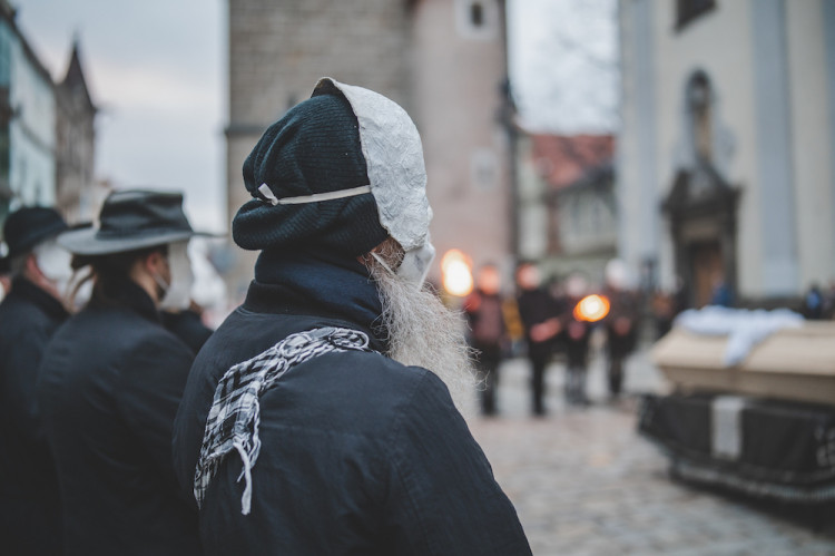 Tradiční hrkání v Českých Budějovicích