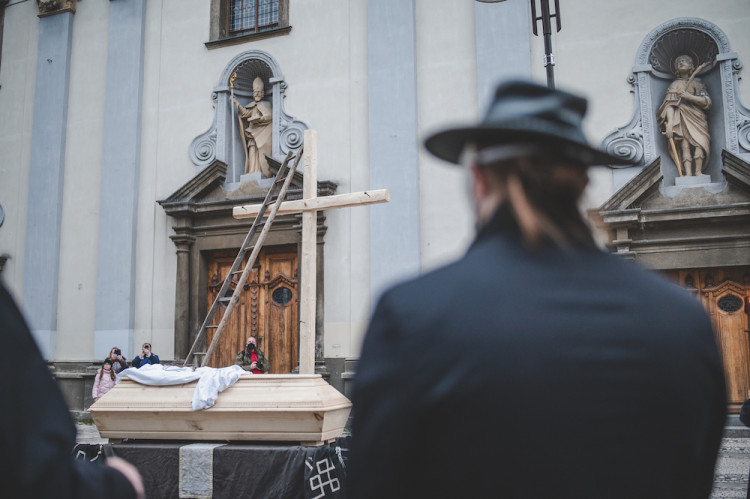 Tradiční hrkání v Českých Budějovicích