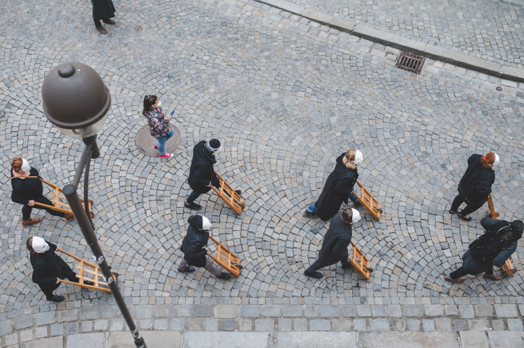 Tradiční hrkání v Českých Budějovicích