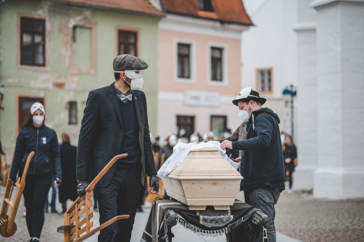 Tradiční hrkání v Českých Budějovicích