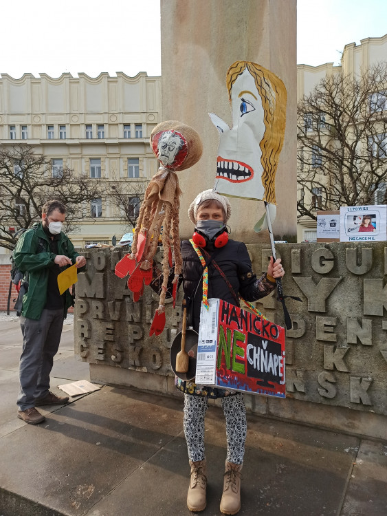 GALERIE: Pochod za nezávislost České televize v Hradci Králové