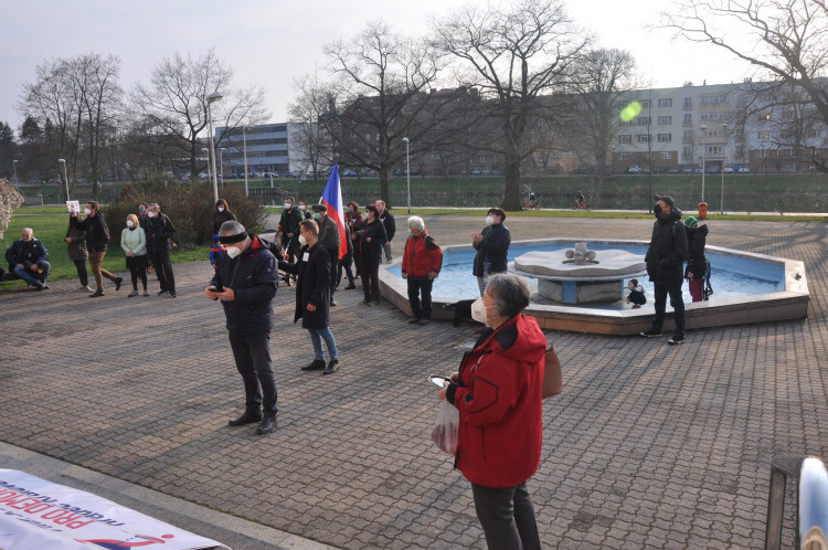 GALERIE: Pochod za nezávislost České televize v Hradci Králové