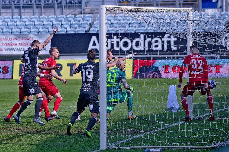 FOTOGALERIE: Proti Dynamu sklapla Csaplárova past. Jihočeši doma se Sigmou vedli 2:0, přesto brali jen bod
