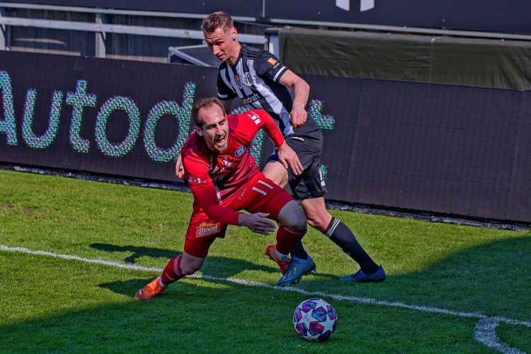 FOTOGALERIE: Proti Dynamu sklapla Csaplárova past. Jihočeši doma se Sigmou vedli 2:0, přesto brali jen bod