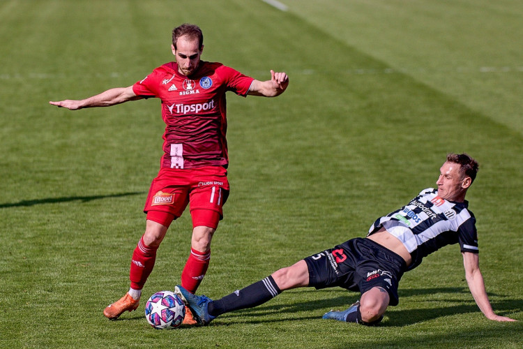 FOTOGALERIE: Proti Dynamu sklapla Csaplárova past. Jihočeši doma se Sigmou vedli 2:0, přesto brali jen bod