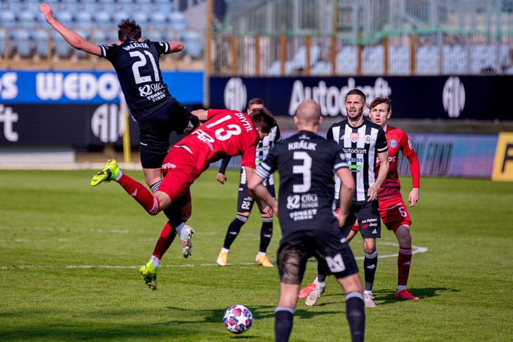FOTOGALERIE: Proti Dynamu sklapla Csaplárova past. Jihočeši doma se Sigmou vedli 2:0, přesto brali jen bod