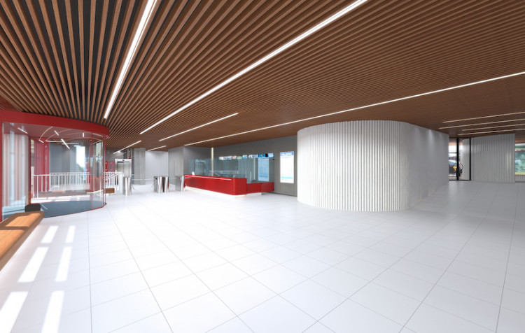 Vizualizace libereckého bazénu