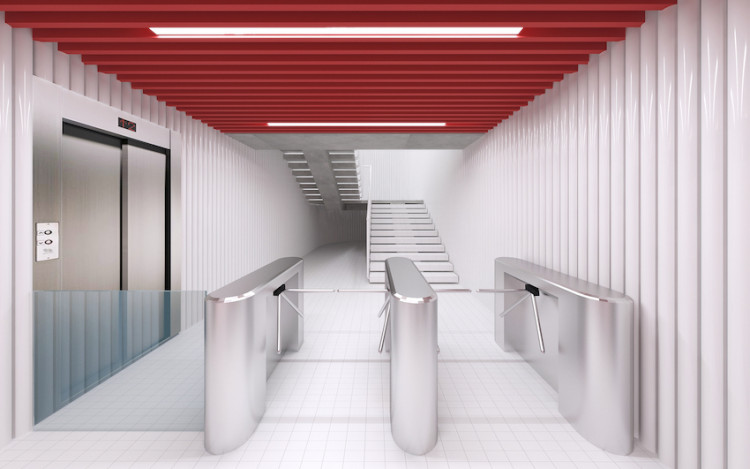 Vizualizace libereckého bazénu