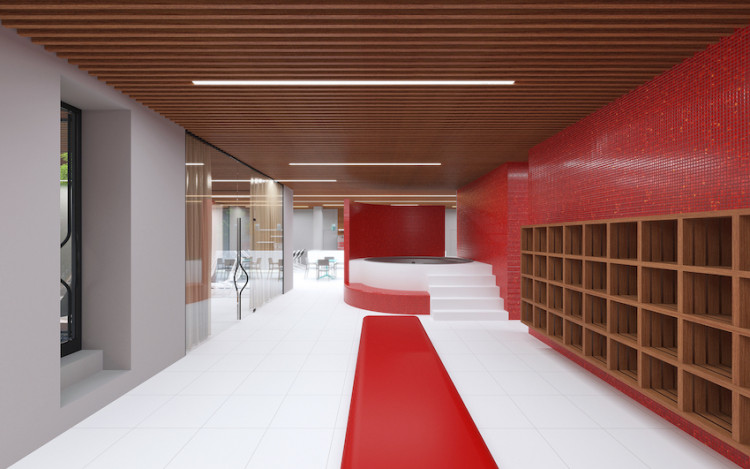 Vizualizace libereckého bazénu