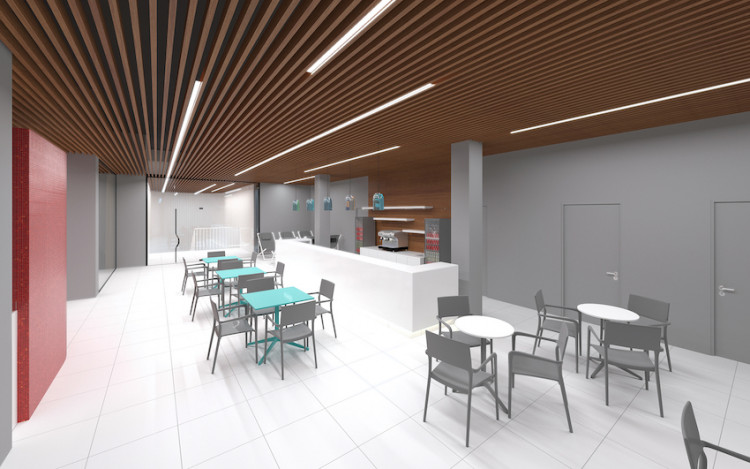 Vizualizace libereckého bazénu