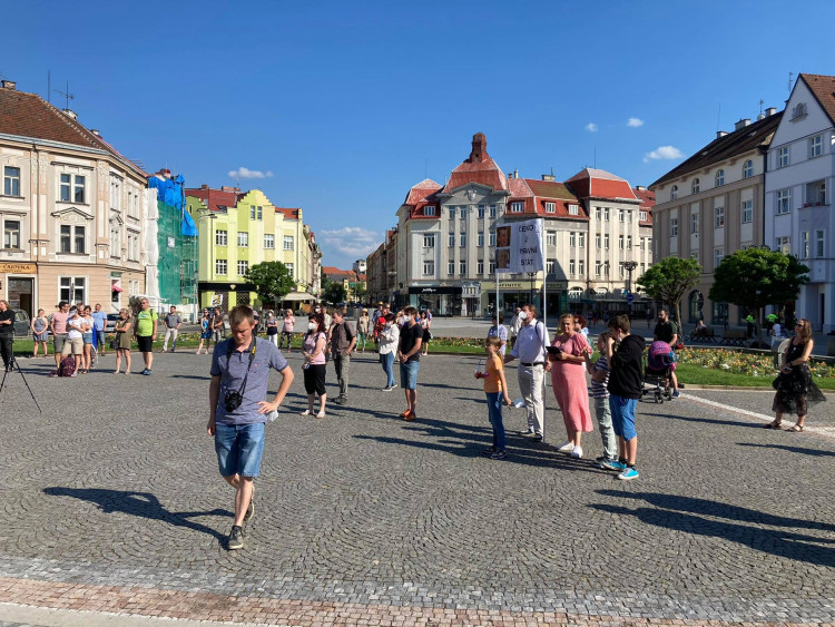 Demonstrace za nezávislost justice v Hradci Králové (8.6.2021)