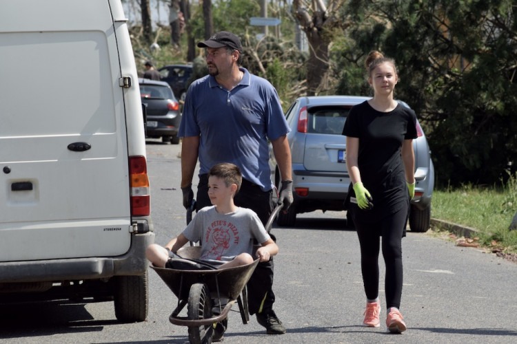 Následky řádění tornáda na Břeclavsku a Hodonínsku